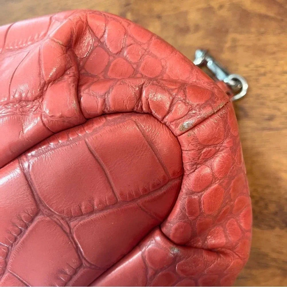 Coach Madison Sophia Croc Embossed Leather Satchel Crossbody Shoulder bag purse - Picture 16 of 16